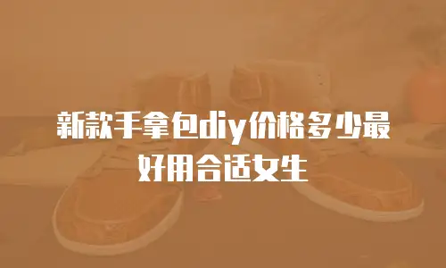 新款手拿包diy价格多少最好用合适女生
