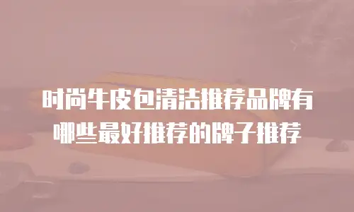 时尚牛皮包清洁推荐品牌有哪些最好推荐的牌子推荐