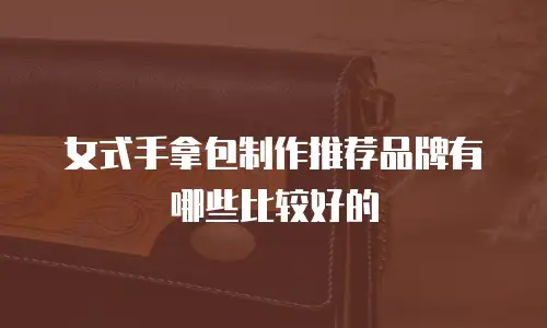 女式手拿包制作推荐品牌有哪些比较好的
