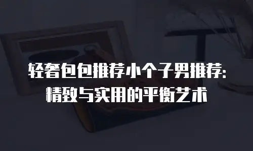轻奢包包推荐小个子男推荐：精致与实用的平衡艺术