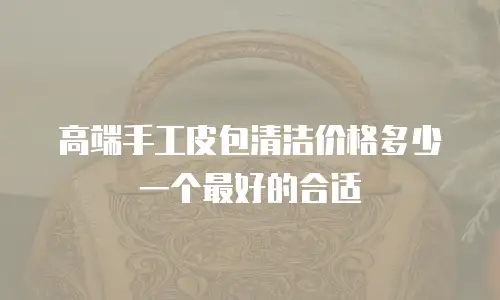 高端手工皮包清洁价格多少一个最好的合适