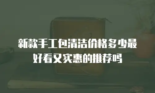 新款手工包清洁价格多少最好看又实惠的推荐吗