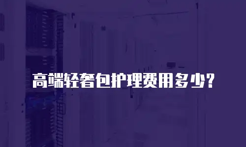 高端轻奢包护理费用多少？