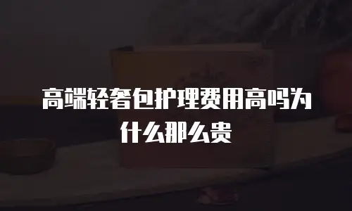 高端轻奢包护理费用高吗为什么那么贵