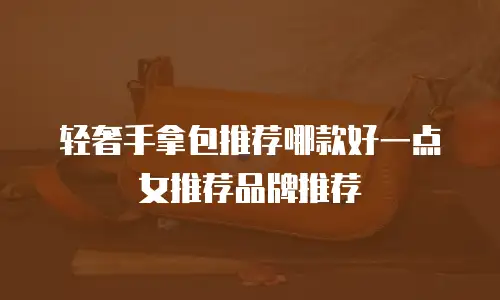 轻奢手拿包推荐哪款好一点女推荐品牌推荐