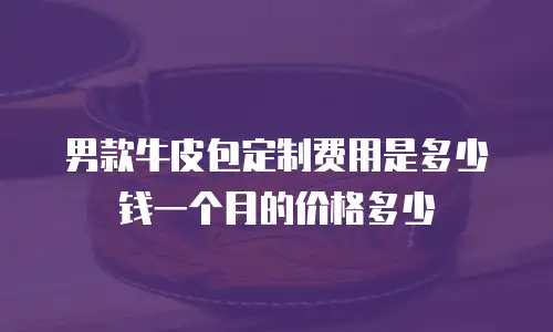 男款牛皮包定制费用是多少钱一个月的价格多少