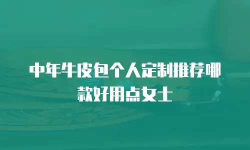 中年牛皮包个人定制推荐哪款好用点女士