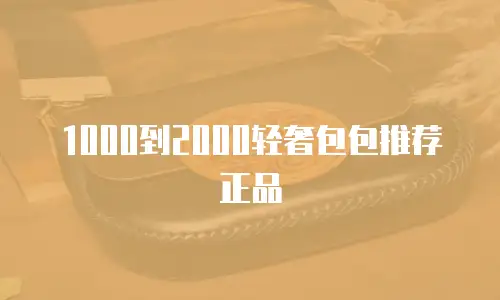 1000到2000轻奢包包推荐正品