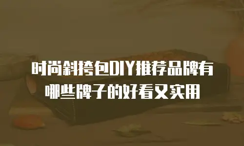 时尚斜挎包DIY推荐品牌有哪些牌子的好看又实用