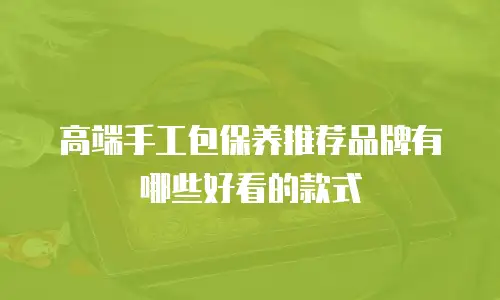 高端手工包保养推荐品牌有哪些好看的款式