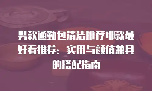 男款通勤包清洁推荐哪款最好看推荐：实用与颜值兼具的搭配指南