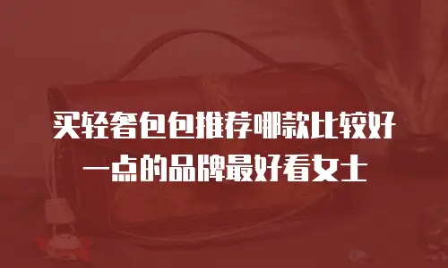 买轻奢包包推荐哪款比较好一点的品牌最好看女士