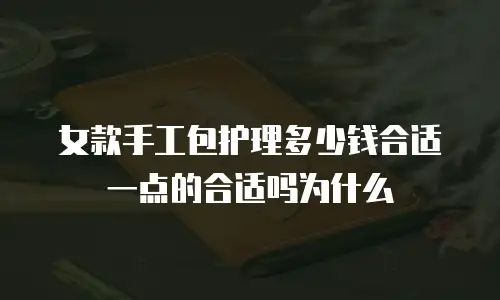 女款手工包护理多少钱合适一点的合适吗为什么
