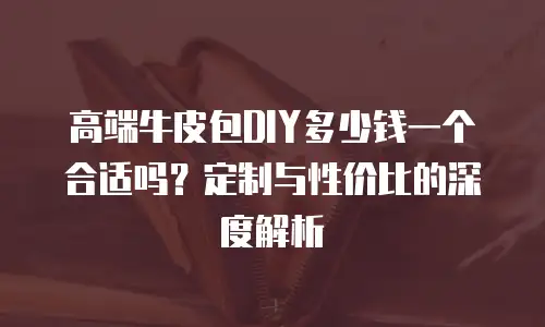 高端牛皮包DIY多少钱一个合适吗？定制与性价比的深度解析