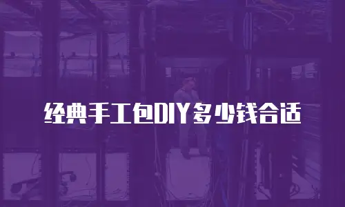 经典手工包DIY多少钱合适