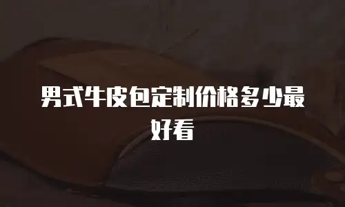 男式牛皮包定制价格多少最好看