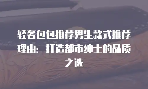 轻奢包包推荐男生款式推荐理由：打造都市绅士的品质之选