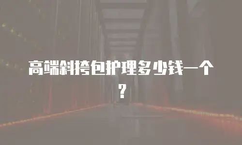 高端斜挎包护理多少钱一个？