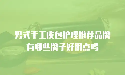 男式手工皮包护理推荐品牌有哪些牌子好用点吗