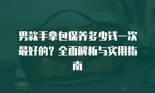 男款手拿包保养多少钱一次最好的？全面解析与实用指南