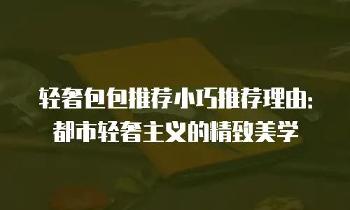 轻奢包包推荐小巧推荐理由：都市轻奢主义的精致美学