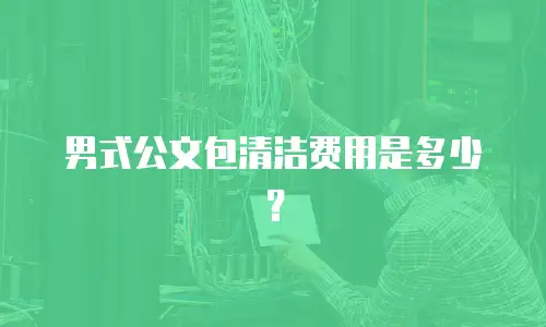 男式公文包清洁费用是多少？