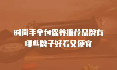 时尚手拿包保养推荐品牌有哪些牌子好看又便宜