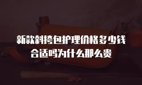 新款斜挎包护理价格多少钱合适吗为什么那么贵