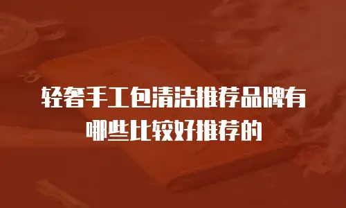 轻奢手工包清洁推荐品牌有哪些比较好推荐的