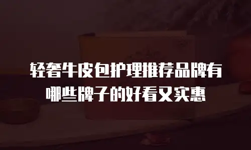 轻奢牛皮包护理推荐品牌有哪些牌子的好看又实惠