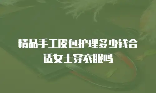 精品手工皮包护理多少钱合适女士穿衣服吗