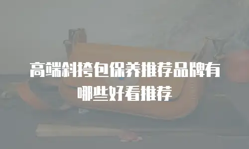 高端斜挎包保养推荐品牌有哪些好看推荐