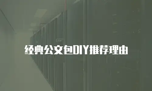 经典公文包DIY推荐理由
