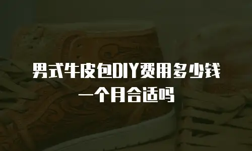 男式牛皮包DIY费用多少钱一个月合适吗