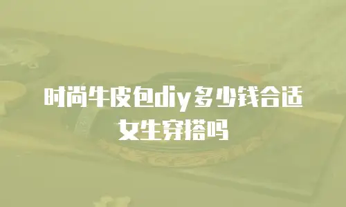 时尚牛皮包diy多少钱合适女生穿搭吗