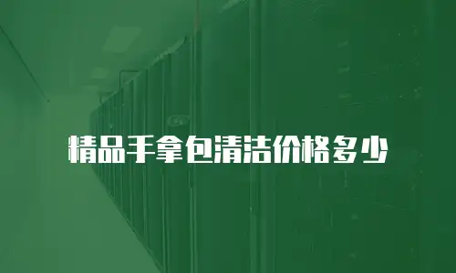 精品手拿包清洁价格多少