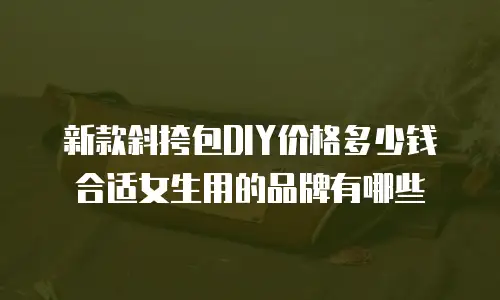 新款斜挎包DIY价格多少钱合适女生用的品牌有哪些