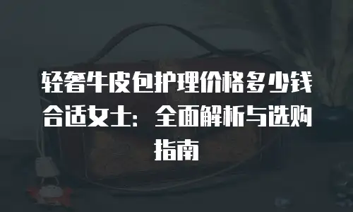 轻奢牛皮包护理价格多少钱合适女士：全面解析与选购指南