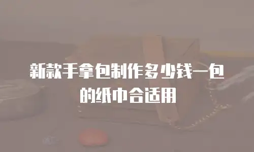 新款手拿包制作多少钱一包的纸巾合适用
