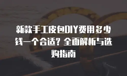 新款手工皮包DIY费用多少钱一个合适？全面解析与选购指南