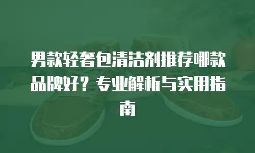 男款轻奢包清洁剂推荐哪款品牌好？专业解析与实用指南