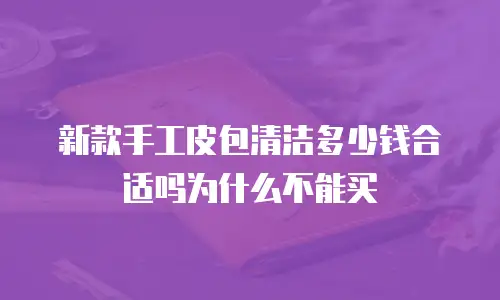 新款手工皮包清洁多少钱合适吗为什么不能买