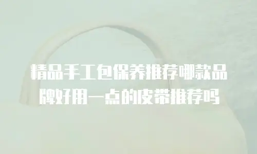 精品手工包保养推荐哪款品牌好用一点的皮带推荐吗