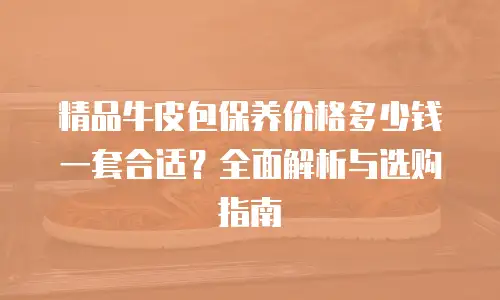 精品牛皮包保养价格多少钱一套合适？全面解析与选购指南