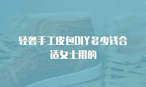 轻奢手工皮包DIY多少钱合适女士用的