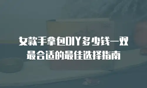 女款手拿包DIY多少钱一双最合适的最佳选择指南