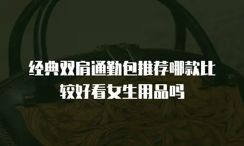 经典双肩通勤包推荐哪款比较好看女生用品吗