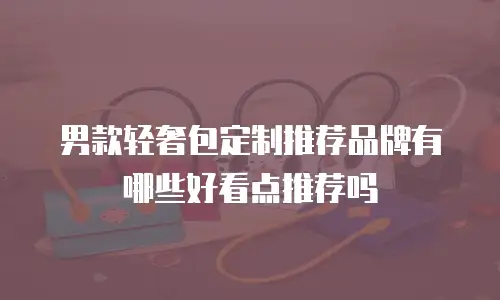 男款轻奢包定制推荐品牌有哪些好看点推荐吗