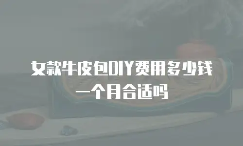 女款牛皮包DIY费用多少钱一个月合适吗