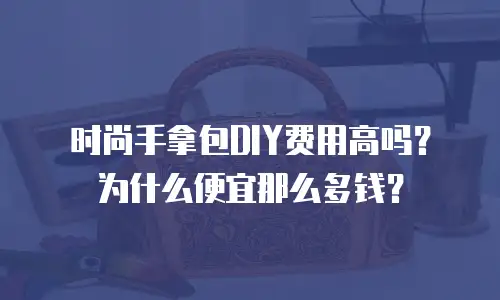 时尚手拿包DIY费用高吗？为什么便宜那么多钱？
